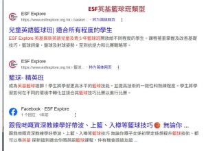 ESF籃球班